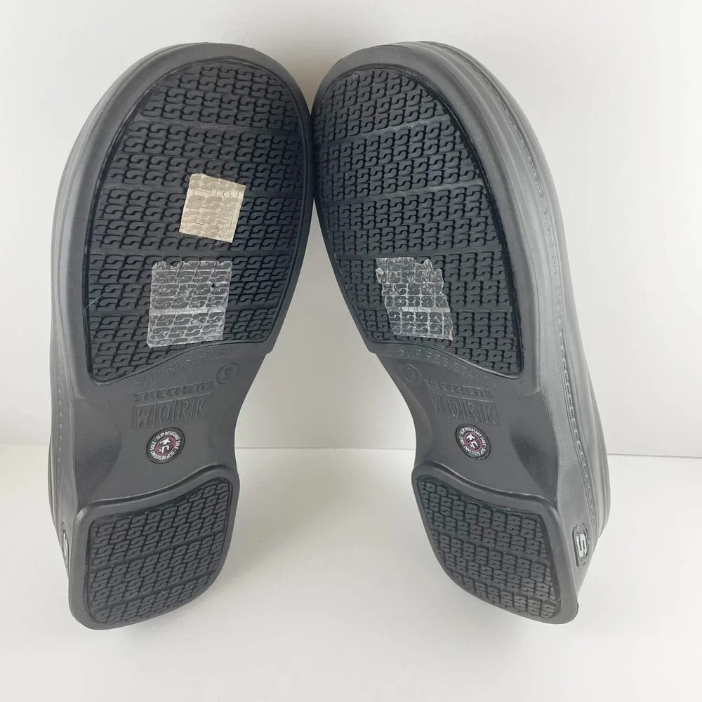 Skechers Men’s Work Slip-on Slip Resistant  Casual Clog - Picture 8 of 10